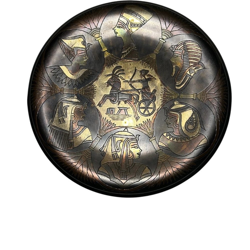 Egyptian Themed Decorative Plate